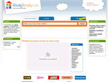 Tablet Screenshot of hledejhracky.cz